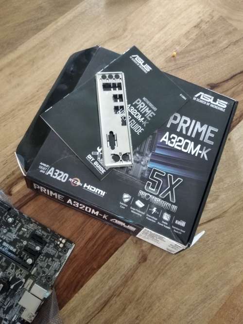 ****COMBO*** AMD Ryzen 5 1600X  3.6GHz (4.0GHz Turbo)  + ASUS Mobo + stock cooler