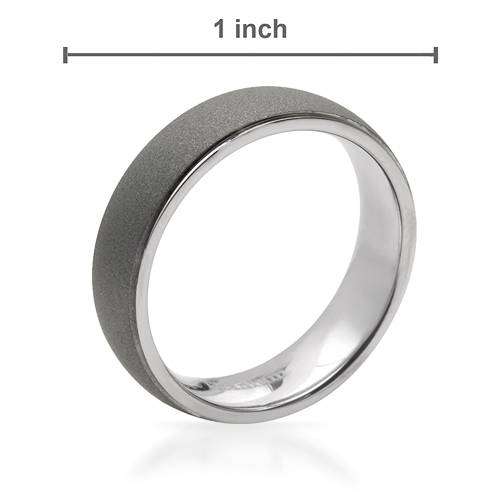 Vibrant Brand New Gentlemens Band Ring Well Made in Titanium- Size 9