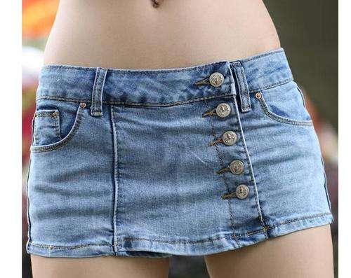 Denim Skirt/Short   (Size  Small, Medium, Large, X-Large)