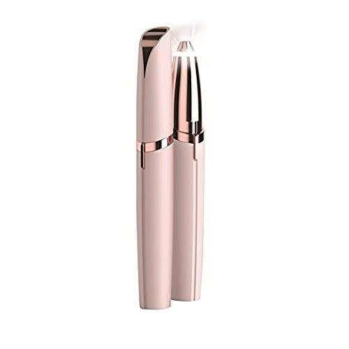 Painless Eyebrow Hair Remover Portable Eyebrow Trimmer Razor Lipstick-Sized Eyebrow Epilator