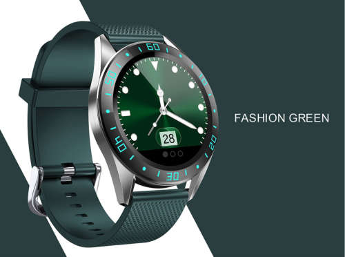 Smart Watch Fashion Heart Rate Blood Pressure Sleep Monitor Weather Forecast-Green