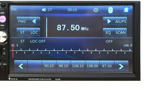 7 Inch Car MP5 Player Stereo Radio FM USB AUX HD bluetooth Touch Screen Support Rear Camera