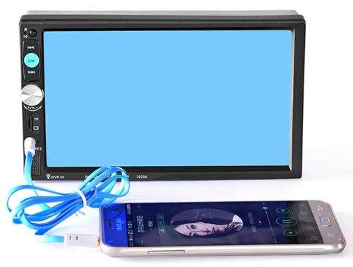 7 Inch Car MP5 Player Stereo Radio FM USB AUX HD bluetooth Touch Screen Support Rear Camera