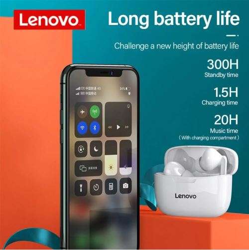 Lenovo XT90 NC TWS bluetooth 5.0 Earphone Low Latency HiFi Bass Waterproof Sport Gaming Headphones