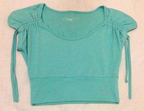 Sale Ladies Turqouise Crop Top Size Small