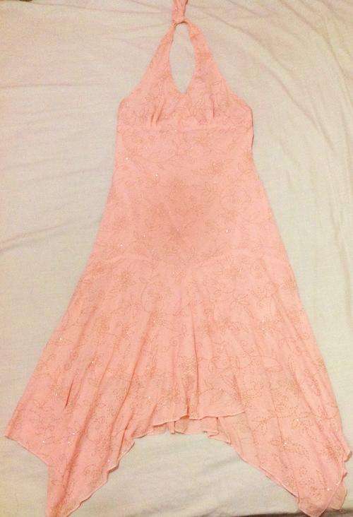 Sale Ladies Peach Dress Size Small