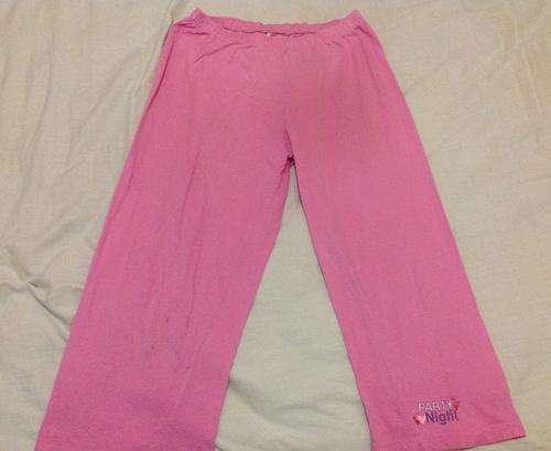 Ladies Pink Three Quarter Pants Size Small