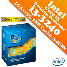 Intel core i3 3240 @ 3.40Ghz, LGA1155, 3mb Cache (BARGAIN!!!)