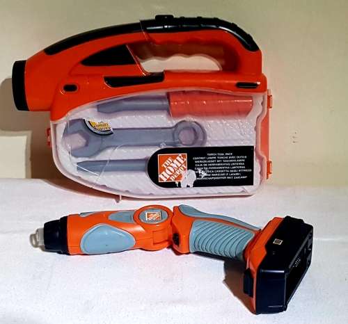 The Home Depot Tool Set and Electric Screwdriver