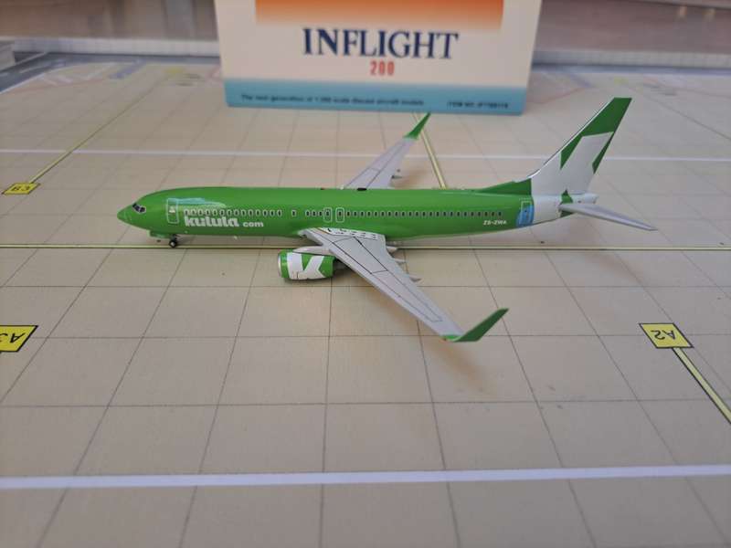 Kulula 737-800 Diecast Model | Inflight200 | 1:200 Scale