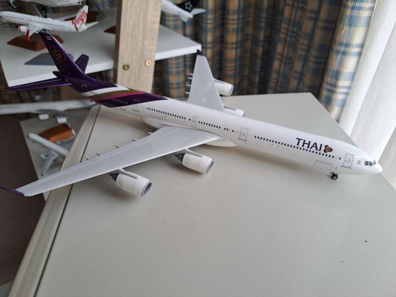 Thai A340-600 Plastic Model | Skymarks | 1:200 Scale