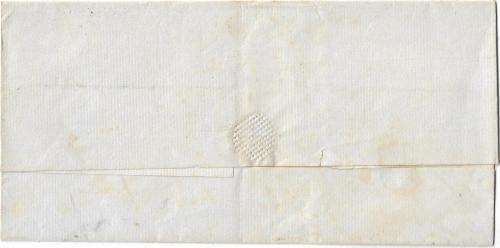 CGH POST PAID pre stamp marking on folded letter - RARE -