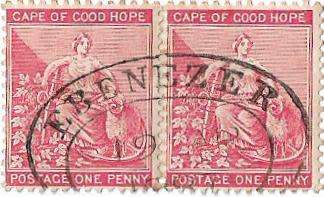 EBENEZER rare double oval - a beauty -