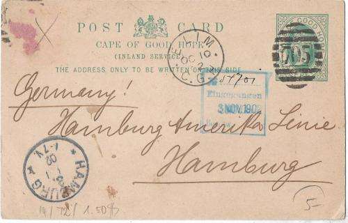 ELIM 1902 proofing clear BONC 705 to Germany -great item -
