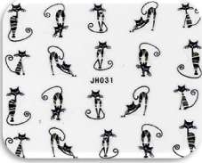 3D Nail Art: Cats