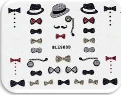 3D Nail Art: Bow & Hat