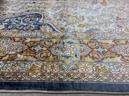 Turkish silk Hereke rug 140x92 cm