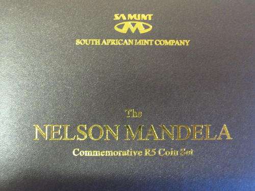 THE POPULAR NELSON MANDELA COMMEMORATIVE R5 COIN SET
