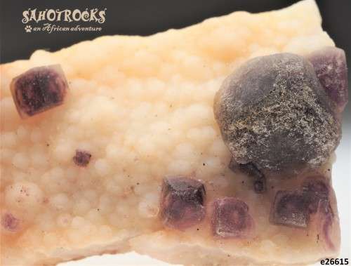 Fluorite and Chalcedony, Orange River, South Africa