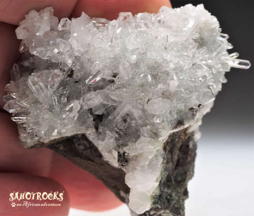 Brandberg Quartz, Hematite, Calcite, Gobobosep Namibia