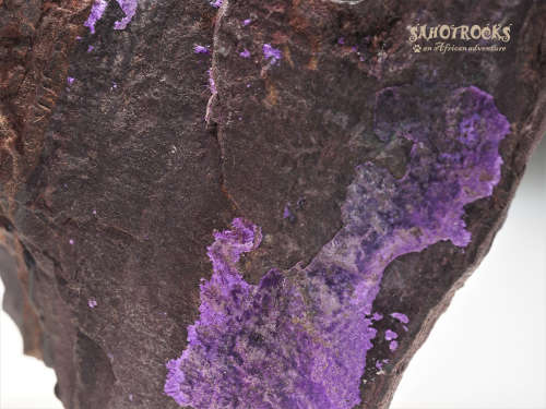 Sugilite fibrous (Cybelene, Luvulite, Royal Azel)- Nchwaning II Mine, Kalahari, South Africa