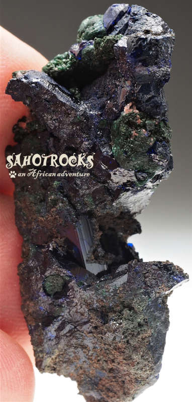 Azurite Malachite - Tsumeb Mine, Namibia