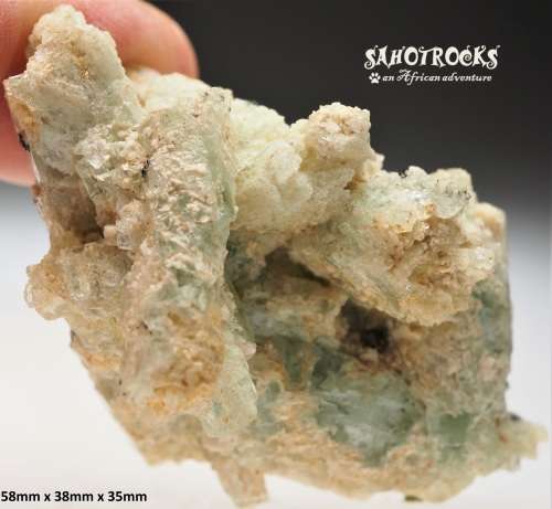 Tourmaline Opal-AN Goethite, Smokey Quartz, K-Feldspar - Erongo Mountain, Namibia