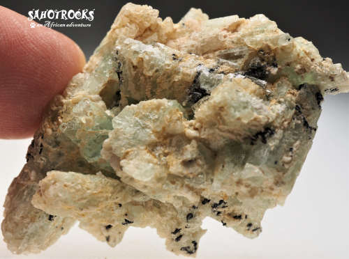 Tourmaline Opal-AN Goethite, Smokey Quartz, K-Feldspar - Erongo Mountain, Namibia