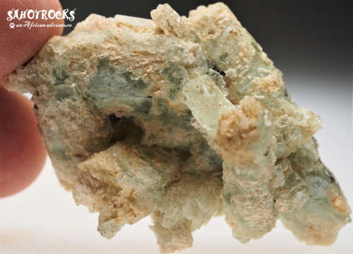Tourmaline Opal-AN Goethite, Smokey Quartz, K-Feldspar - Erongo Mountain, Namibia
