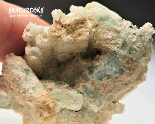 Tourmaline Opal-AN Goethite, Smokey Quartz, K-Feldspar - Erongo Mountain, Namibia