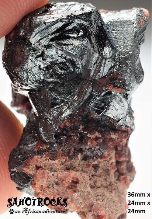 Andradite Garnet, Hematite - Nchwaning II Mine, South Africa
