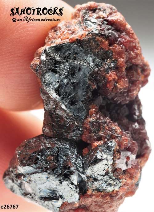 Andradite Garnet, Hematite - Nchwaning II Mine, South Africa