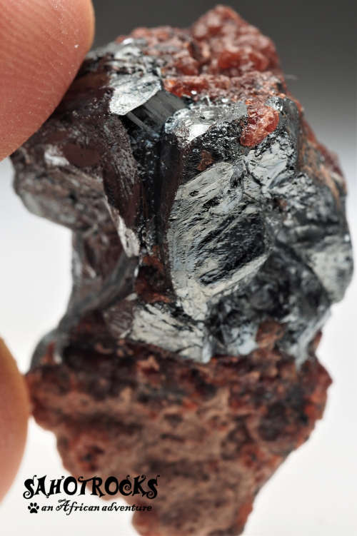 Andradite Garnet, Hematite - Nchwaning II Mine, South Africa