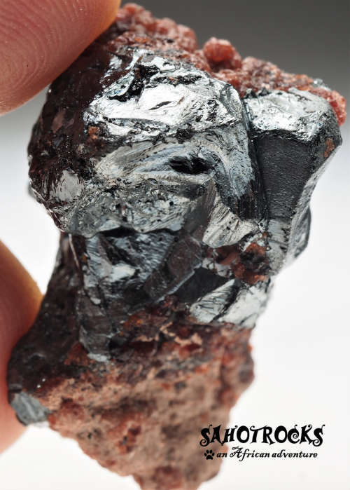 Andradite Garnet, Hematite - Nchwaning II Mine, South Africa