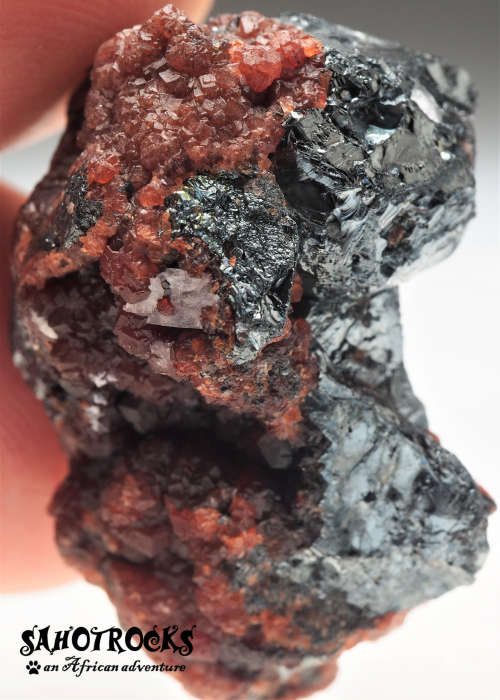 Andradite Garnet, Hematite - Nchwaning II Mine, South Africa
