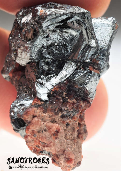 Andradite Garnet, Hematite - Nchwaning II Mine, South Africa