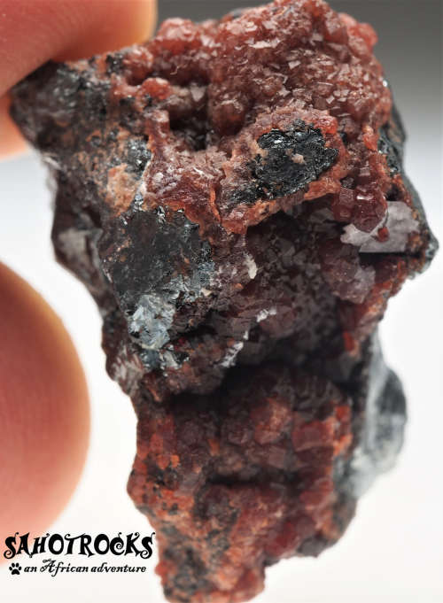 Andradite Garnet, Hematite - Nchwaning II Mine, South Africa
