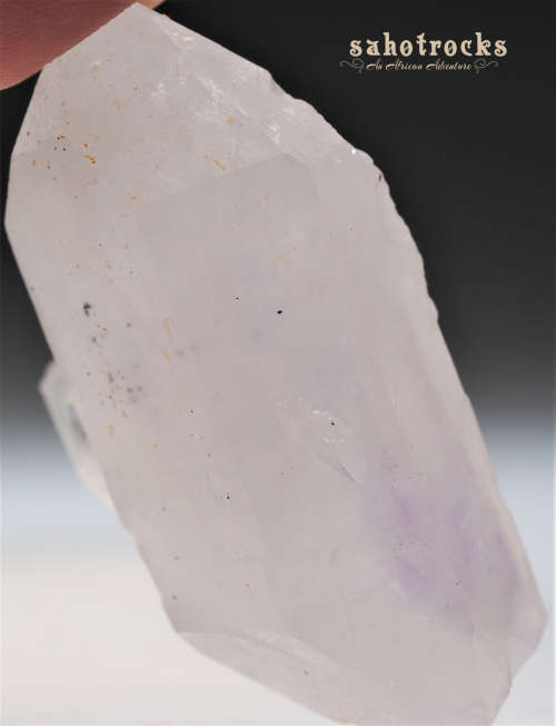 Brandberg Quartz Crystal - Amethyst included - Gobobosep, Namibia