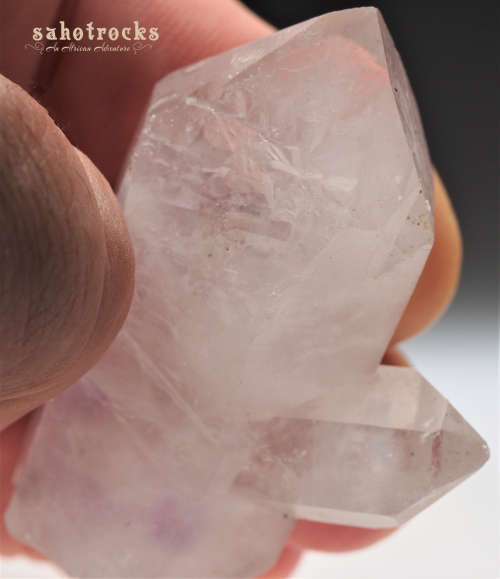 Brandberg Quartz Crystal - Amethyst included - Gobobosep, Namibia