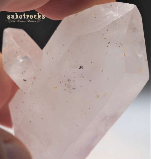 Brandberg Quartz Crystal - Amethyst included - Gobobosep, Namibia