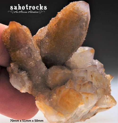 Goethite coated spirit quartz - Boekenhouthoek deposit, South Africa