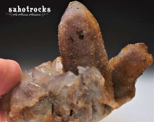 Goethite coated spirit quartz - Boekenhouthoek deposit, South Africa