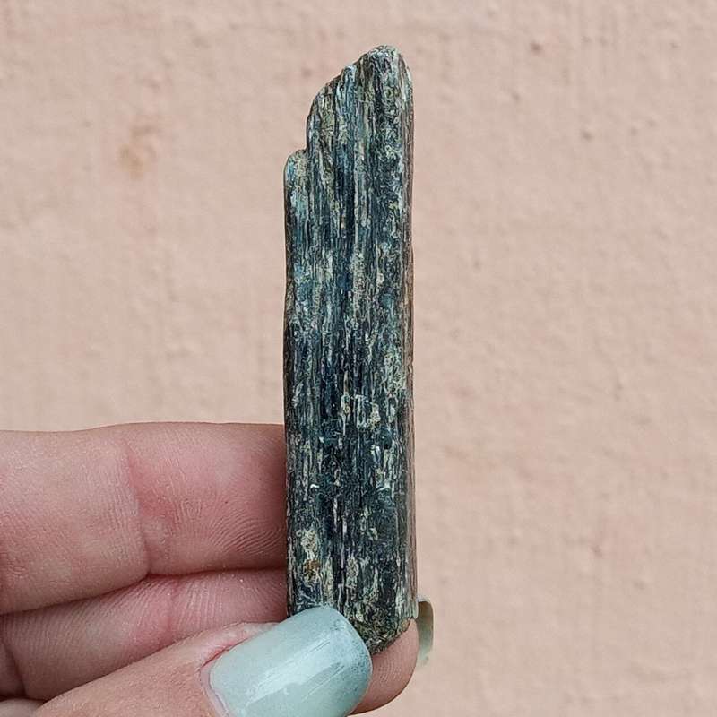 Kyanite grey blue ultramarine -Zimbabwe - disthene, rhaeticite, sapparite, cyanite 27g 7cm