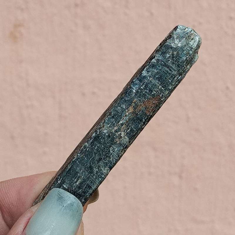 Kyanite grey blue ultramarine -Zimbabwe - disthene, rhaeticite, sapparite, cyanite 27g 7cm