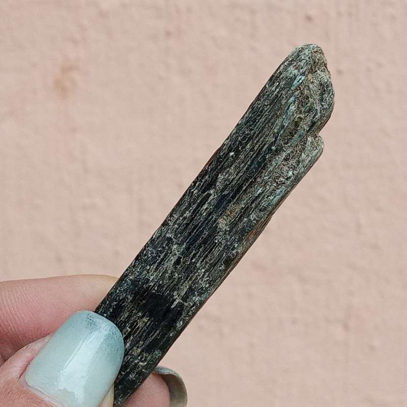 Kyanite grey blue ultramarine -Zimbabwe - disthene, rhaeticite, sapparite, cyanite 27g 7cm