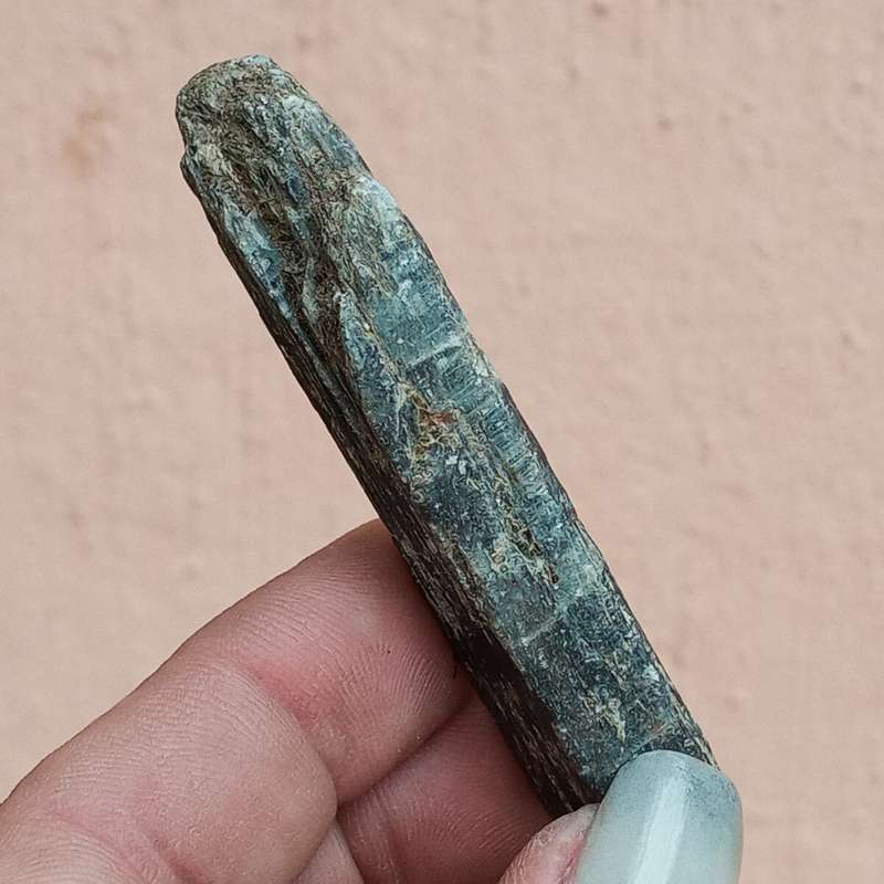 Kyanite grey blue ultramarine -Zimbabwe - disthene, rhaeticite, sapparite, cyanite 27g 7cm