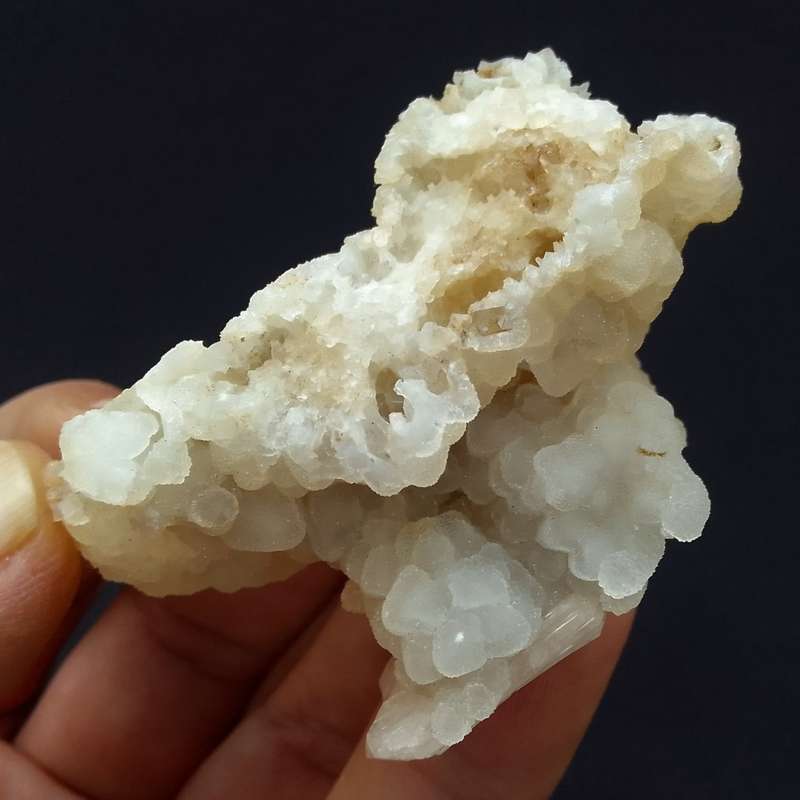 Stilbite Chalcedony, Botryoidal, grape agate nodules - Pune, India 43 grams