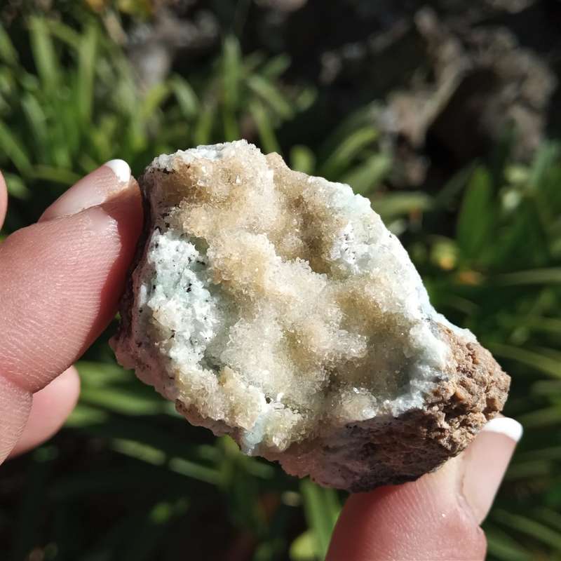 Smithsonite and Calcite, Rare mineral - Skorpion Mine, Namibia 80 grams