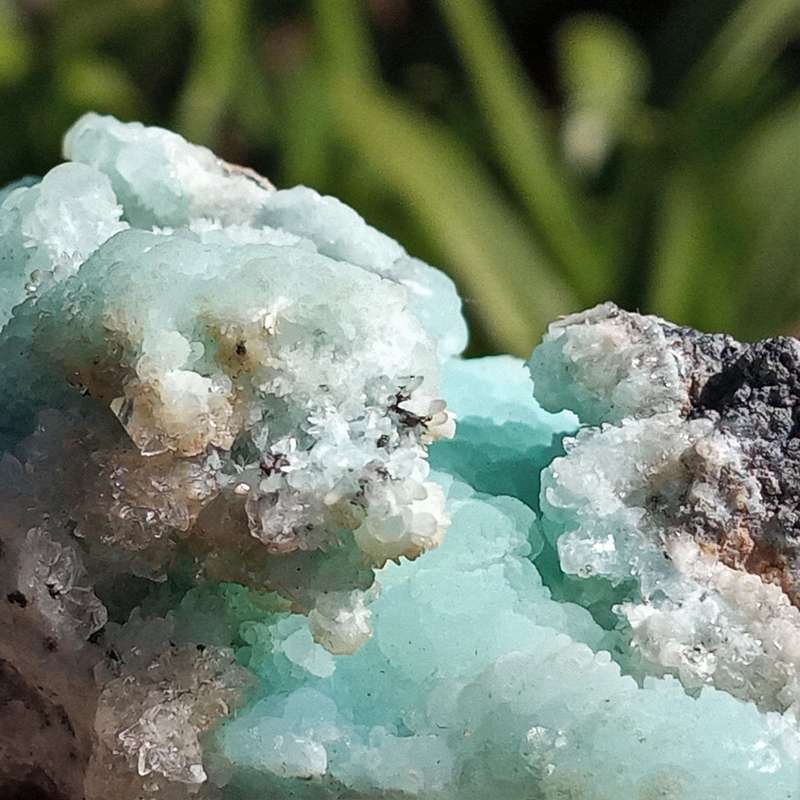 Smithsonite and Calcite, Rare mineral - Skorpion Mine, Namibia 80 grams