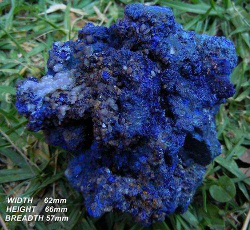 Vergenoeg mine azurite crystal cluster-south africa-240g